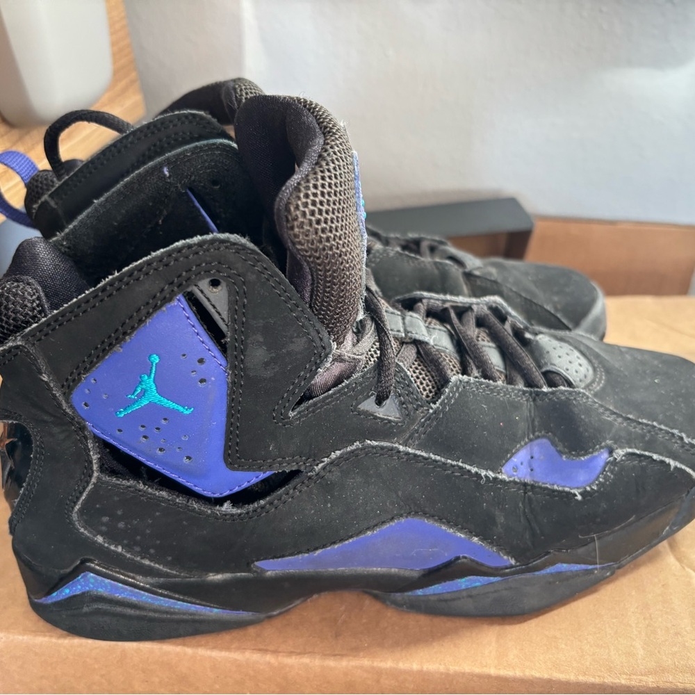 Black and Blue Athletic Sneakers